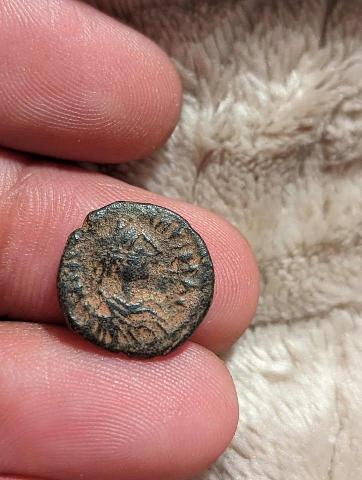 Ancient Christian Byzantine Dynasty Artifact 5 Nummi - Justinian I