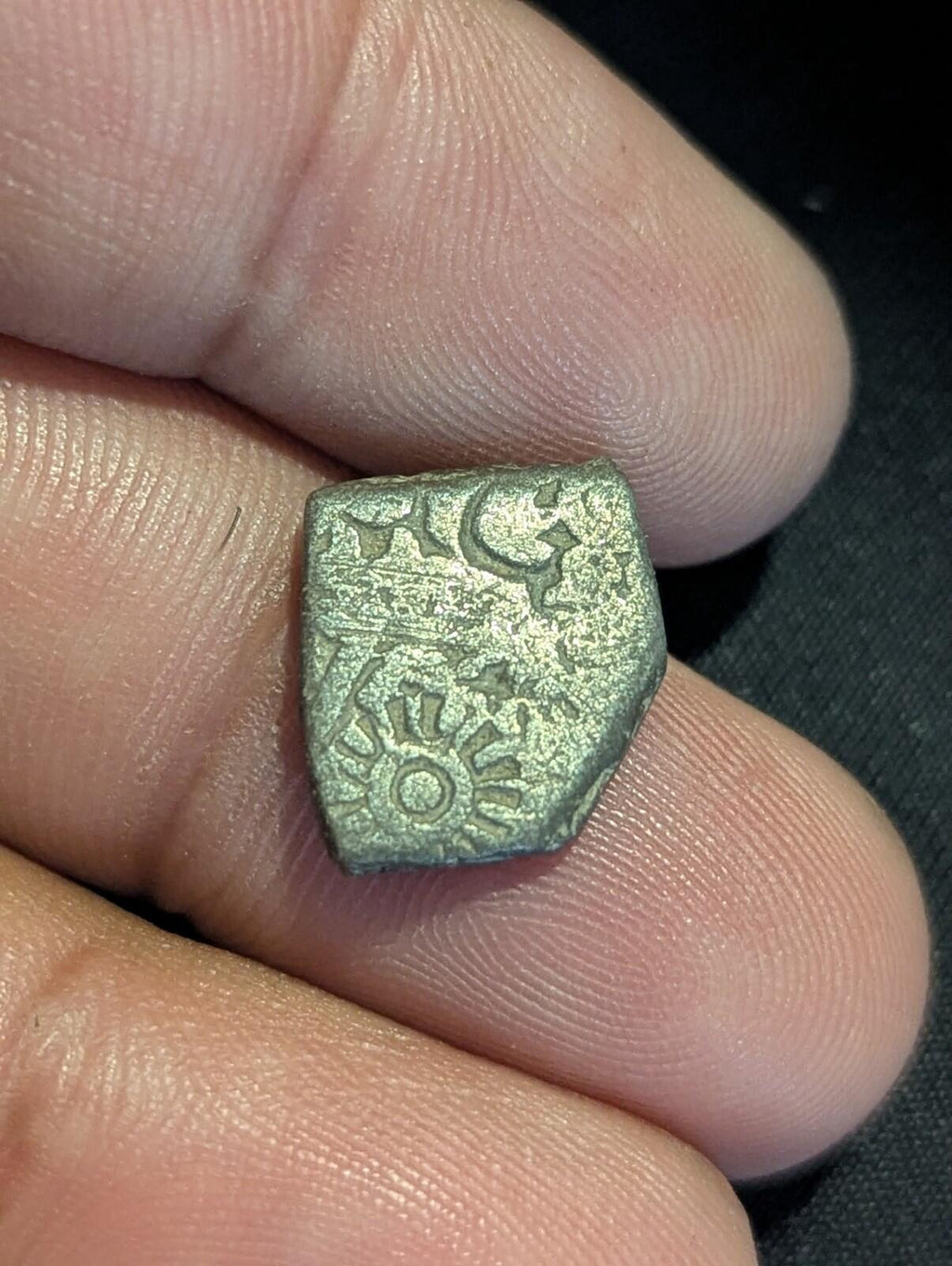 India ⭐ INDUS Valley Mayuriyan Punch ⭐ silver Coin 300 BC.'.!