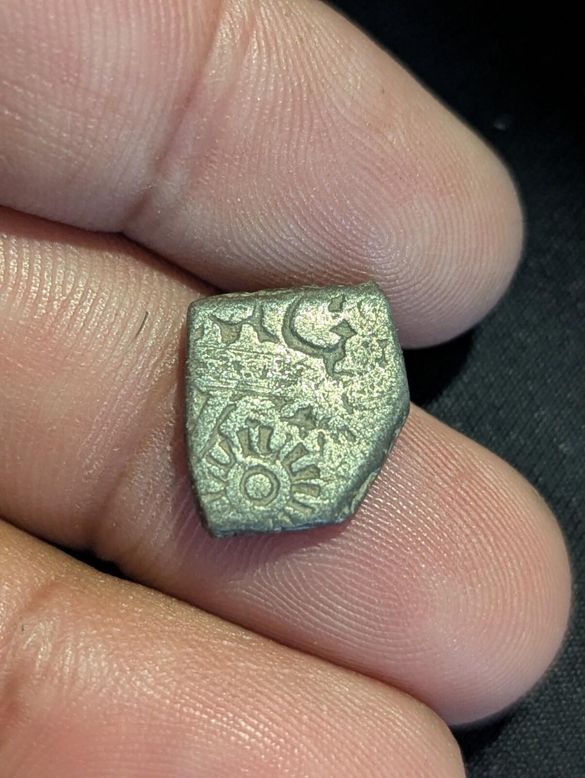 India ⭐ INDUS Valley Mayuriyan Punch ⭐ silver Coin 300 BC.'.!