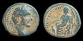Rare Ancient Rome AD 138–161 Antoninus Pius Cyrrhestica Zeus Desert Patina