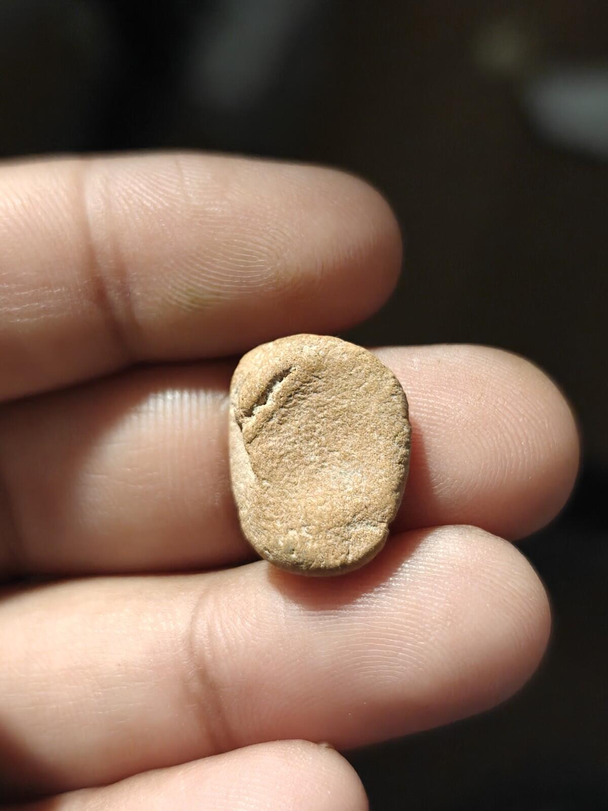 Ancient Greek Roman Circa 1st-3rd centuries AD. Terracotta Clay Bullae Tessera