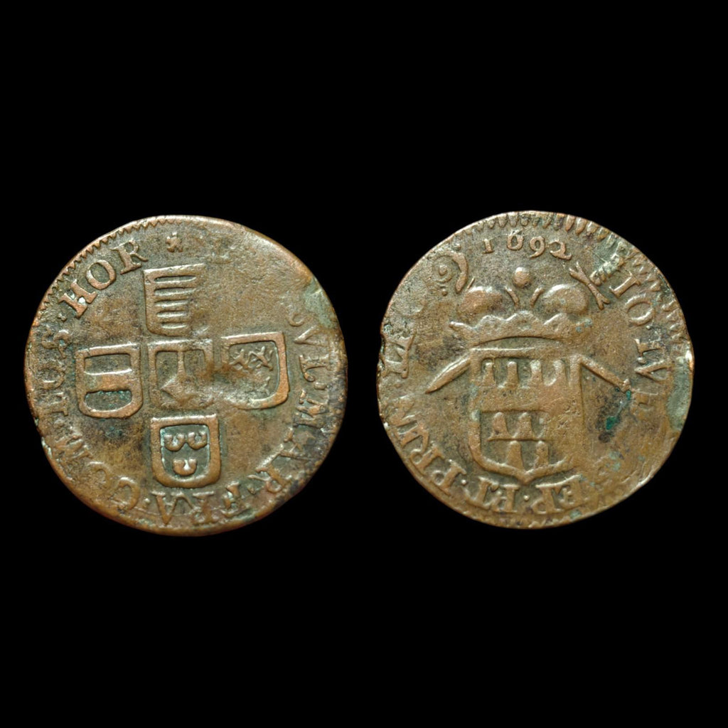 1692 Liège - Belgique Un Liard - Jean Louis d’Elderen 1er type