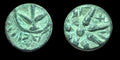 ALEXANDER JANNAEUS Biblical Jerusalem Jewish Widow's Mite Coin Judaea