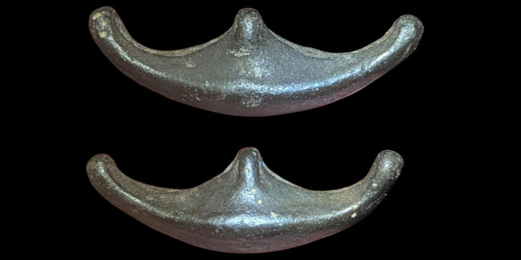 Palembang Sumatra Indonésie pirogue en étain Péninsule malaise bateau en étain 1100-1700's Pièce
