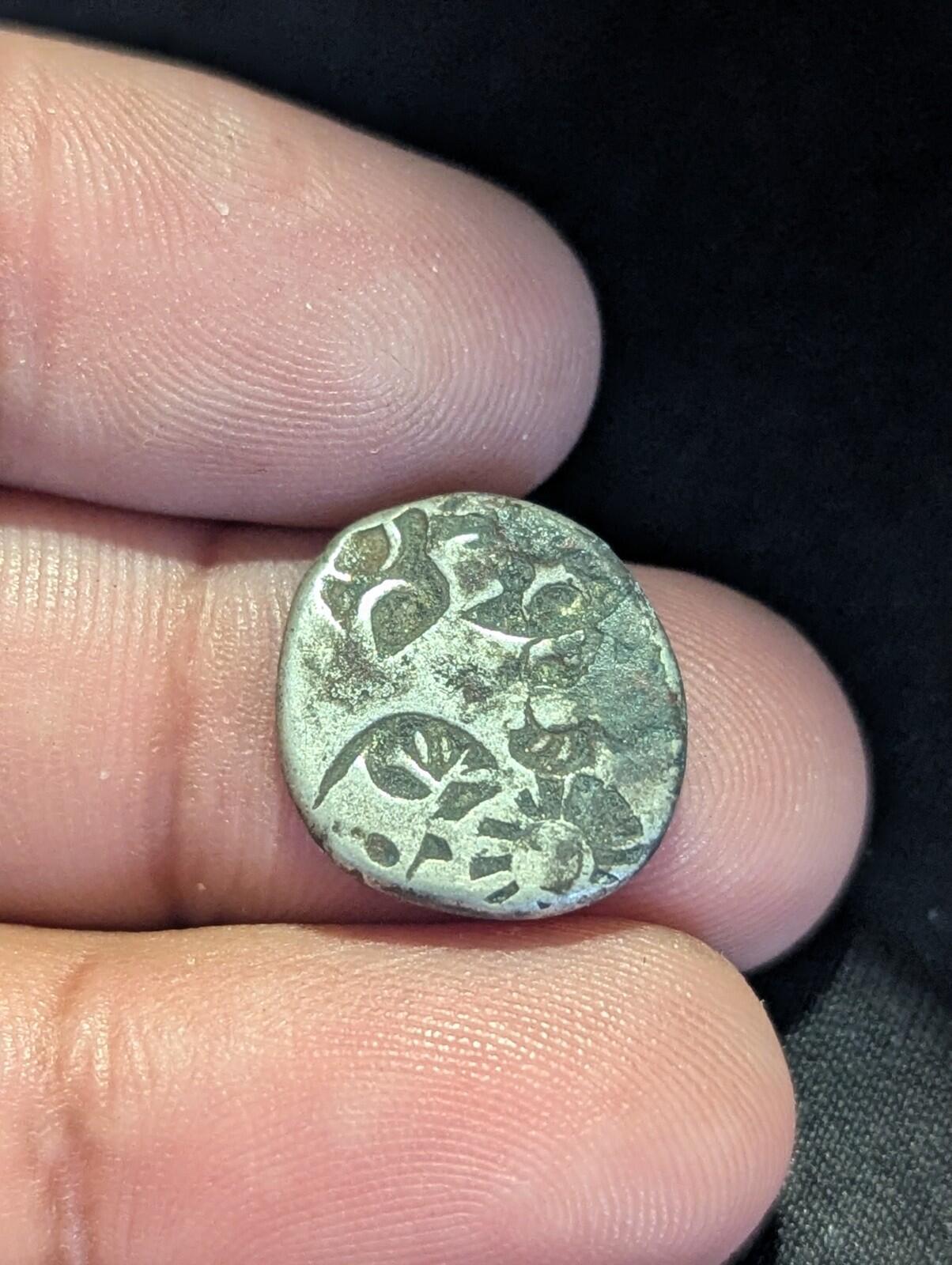 India ⭐ INDUS Valley Mayuriyan Punch ⭐ silver Coin 300 BC