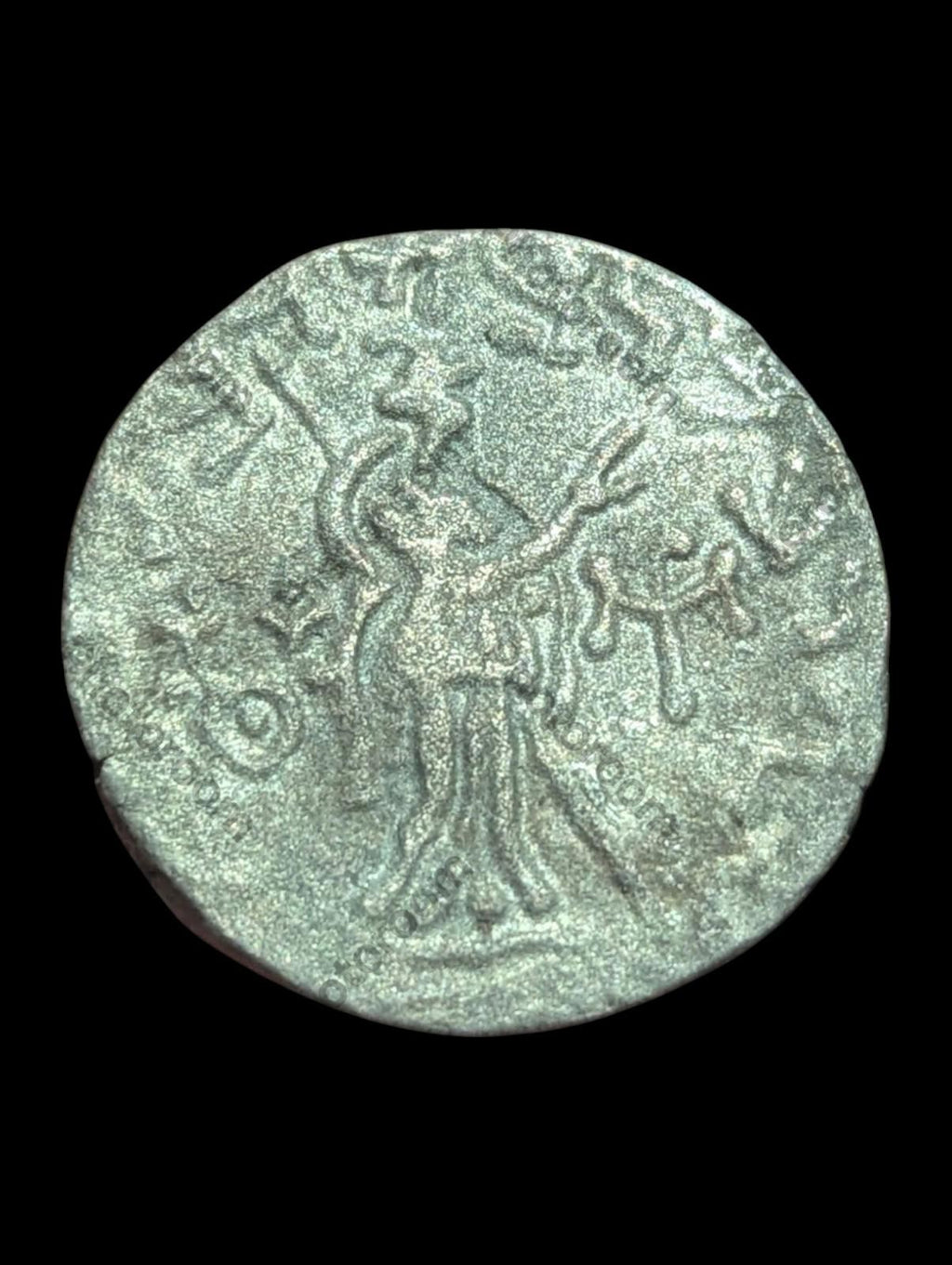 Ancient Indo-Scythian Kingdom Azes II AR Tetradrachm Silver Coin
