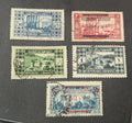 Middle East Liban 1944 Scott# 169 - 172 Set Stamps VFU Nice Cancel