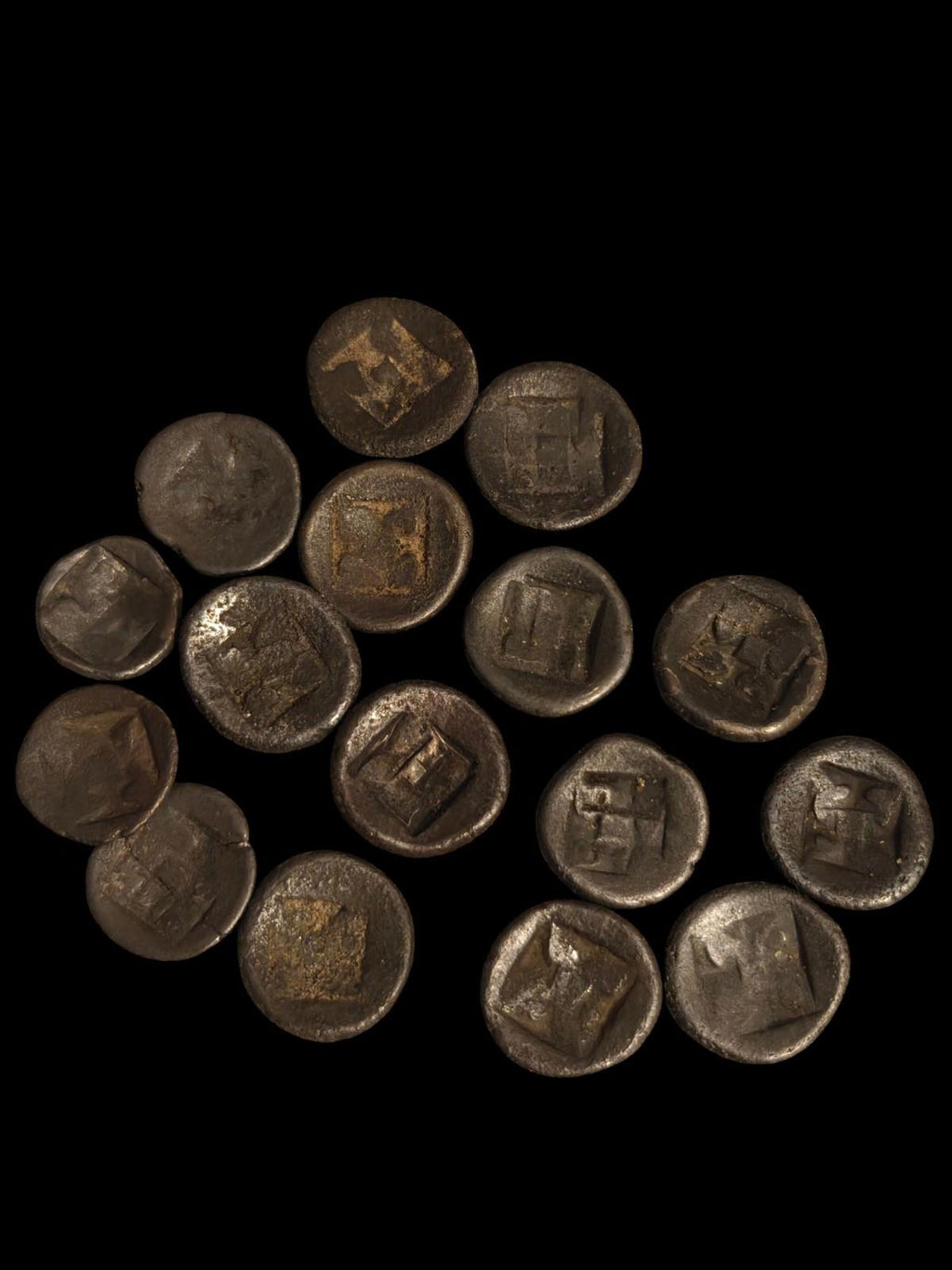 Majapahit Java Silver 1 Masa Coin Ancient Indonesia (9th–14th )Sumatra and Malay