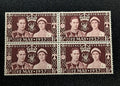 Great Britain 1937 - King George VI Coronation - Block of 4 - Scott 234 - MNH