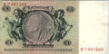 50 REICHSMARK GERMANY REICHSBANKNOTE 1933 Better Grade