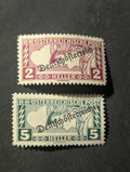 Austria 252A-253A Mint 1919 eilmarken