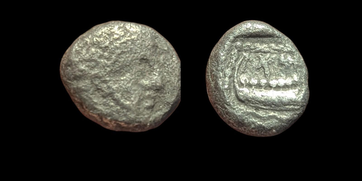 Phoenicia, 1/3 Stater, 420-400 BC, Arados, Silver, HGC:10-40, Rare, 2.8g