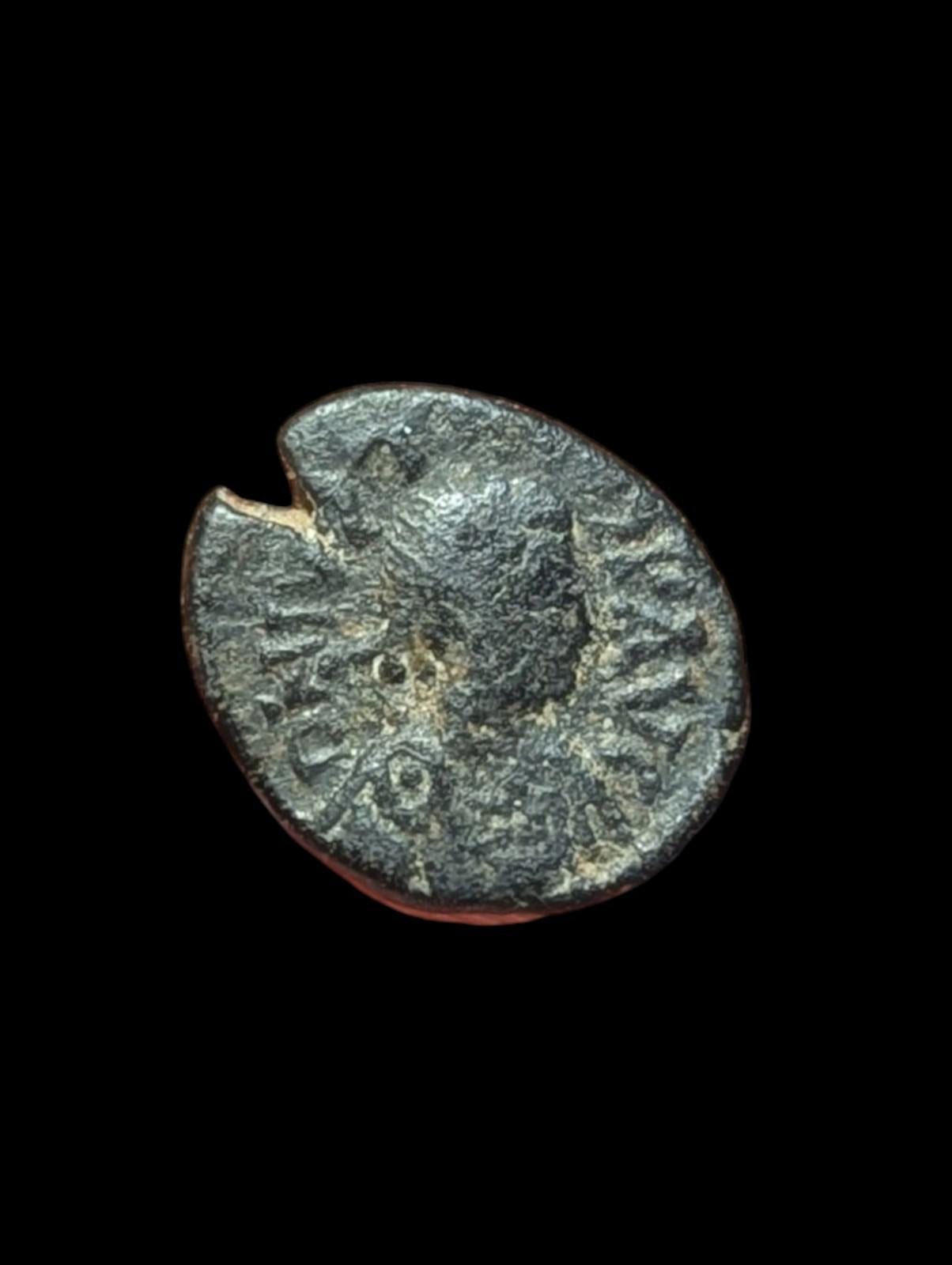Ancient Christian Byzantine Dynasty Artifact 5 Nummi - Justinian I