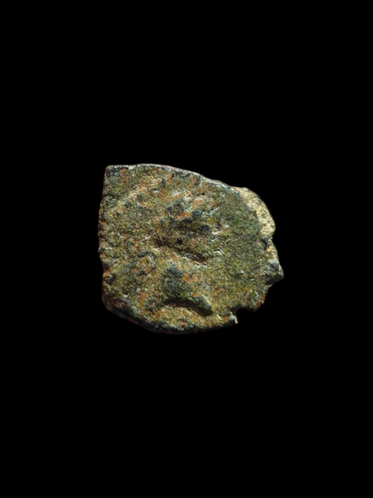 RARE JUDAEA Barbarous Issue of Alexandria Dichalkon of Trajan Roman Coin