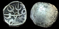 1/8 Unit INDIA Ancient GANDHARA JANAPADA Authentic 600 BC Coin RADIANT CIRCLE