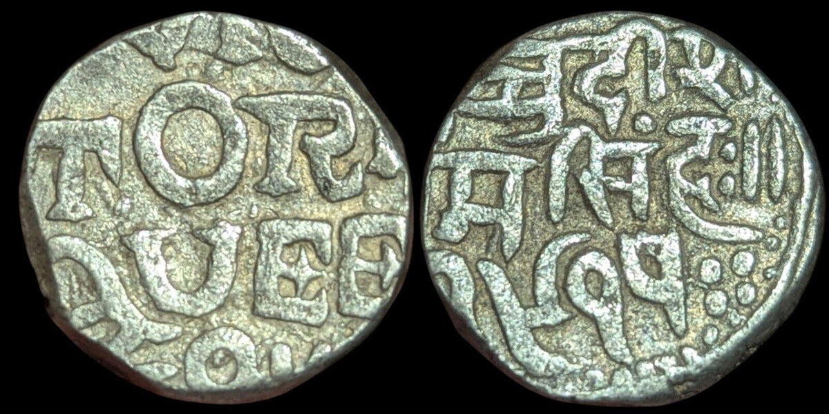 India Princely State Silver coin On the name of Victoria Queen Rare coin