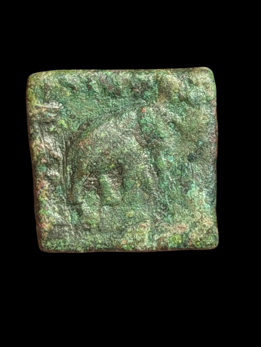 Bactria Ancient Indo-Greek Lysias Bronze Quadruple120-110 BC