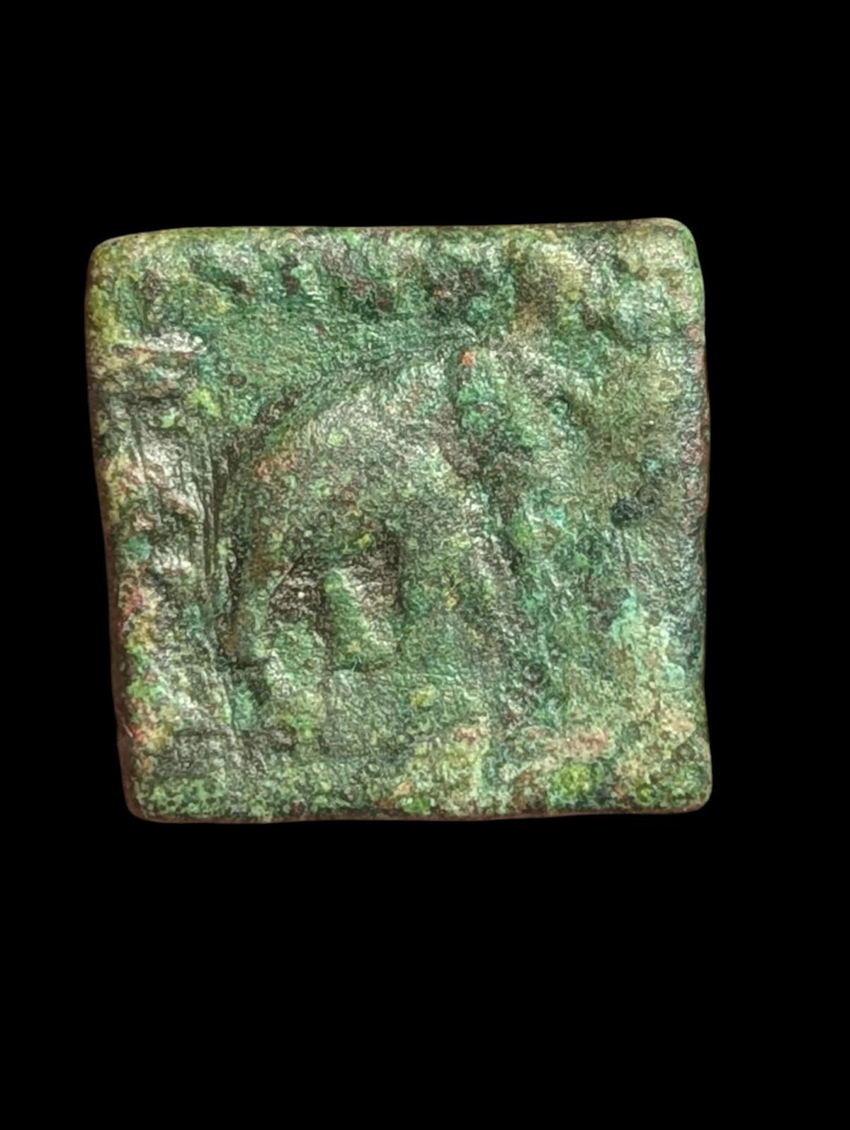 Bactria Ancient Indo-Greek Lysias Bronze Quadruple120-110 BC