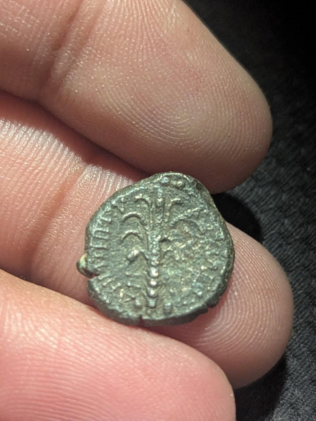 Ancient GREEK Coin Seleucid King DEMETRIUS Palm Tree Dilepton