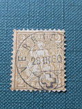 Switzerland Stamp Scott #52, Used Nice Cancel.