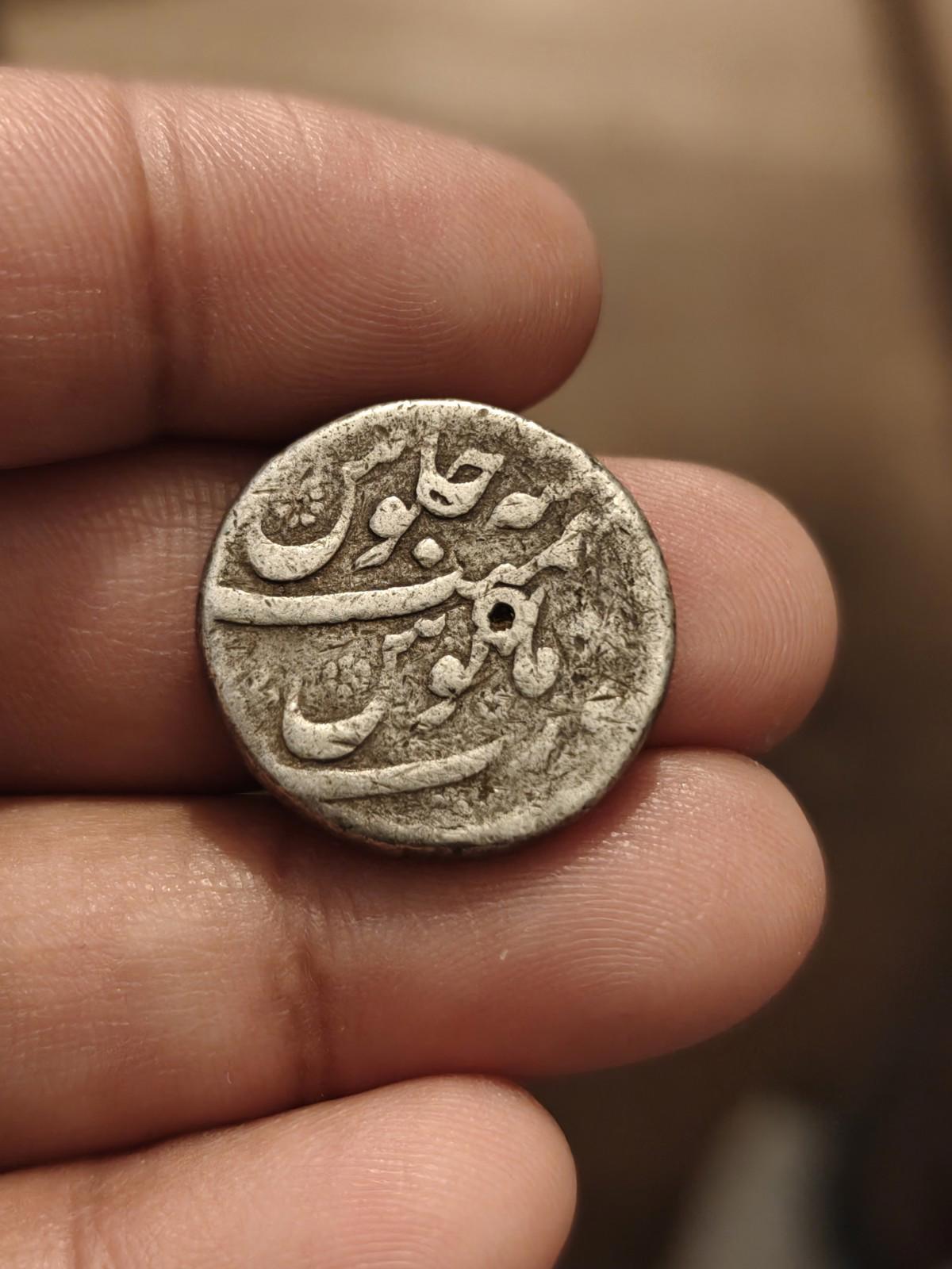 🇮🇳 印度 莫卧儿王朝，奥朗则布 1660-1705 年 银卢比 Tatta 造币厂