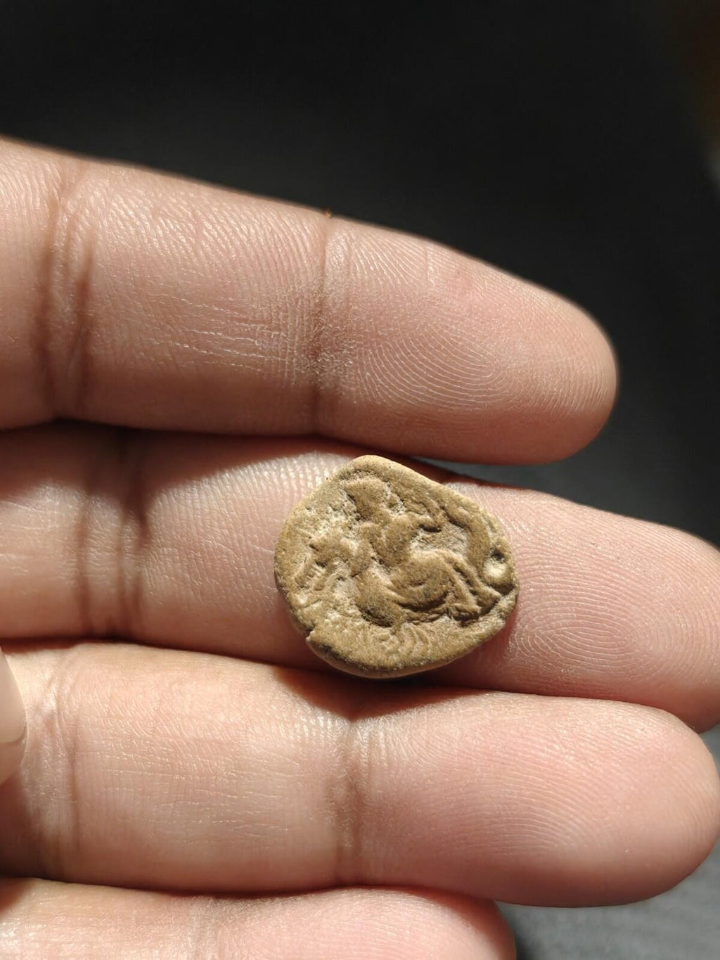 Ancient Greek Roman Circa 1st-3rd centuries AD Terracotta Clay Bullae Tessera