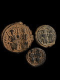 Roman Byzantine | Justin II & Sofia | Theoupolis | 572-573 | RARE