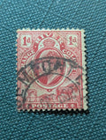 SG140 1903 1 d ORANGE FREE STATE King Edward VII with gnu and antilope