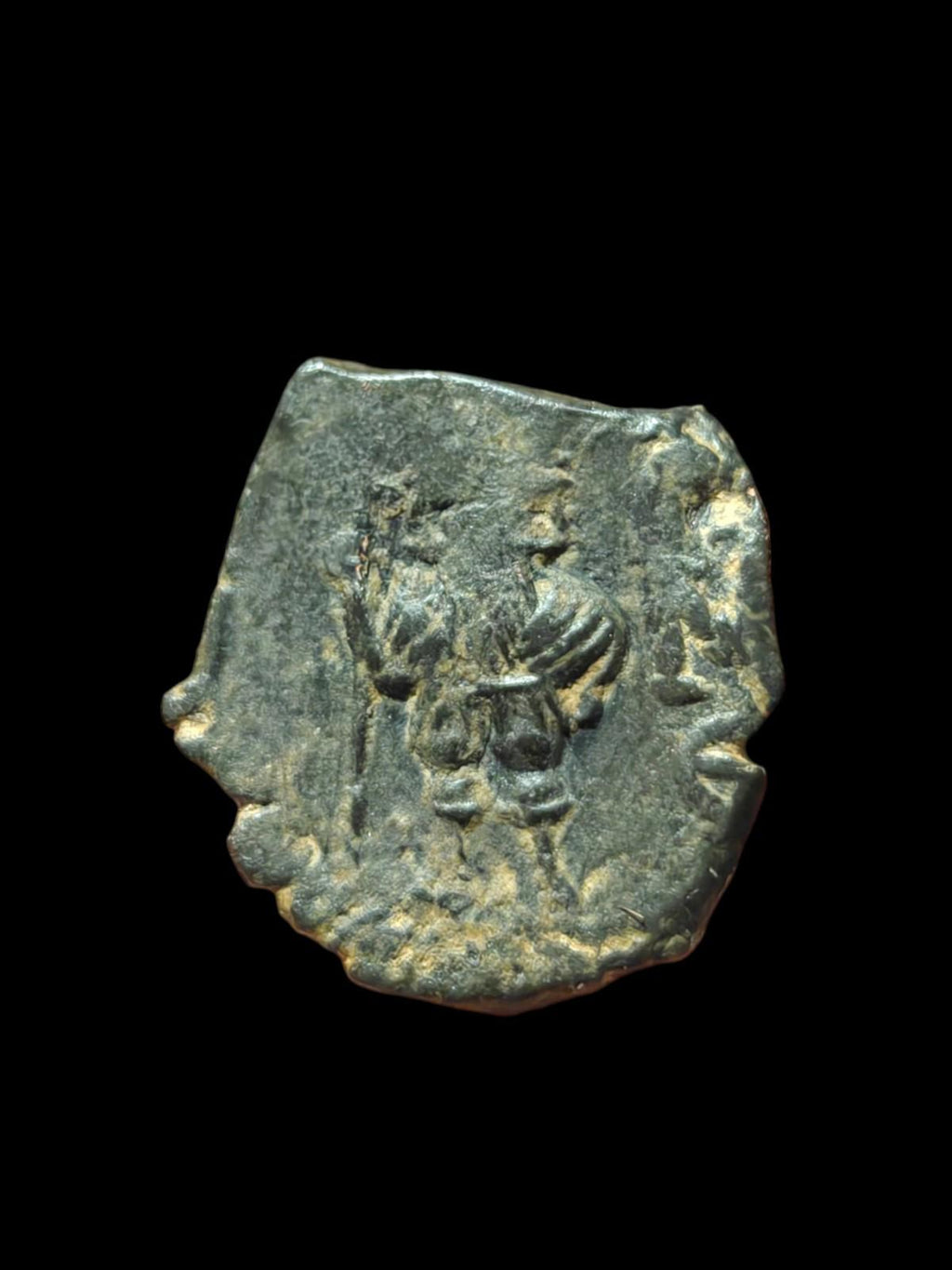 Islamic ARAB Byzantine Period UMAYYAD Æ Fals,  Three Standing Caliphate 685-690!