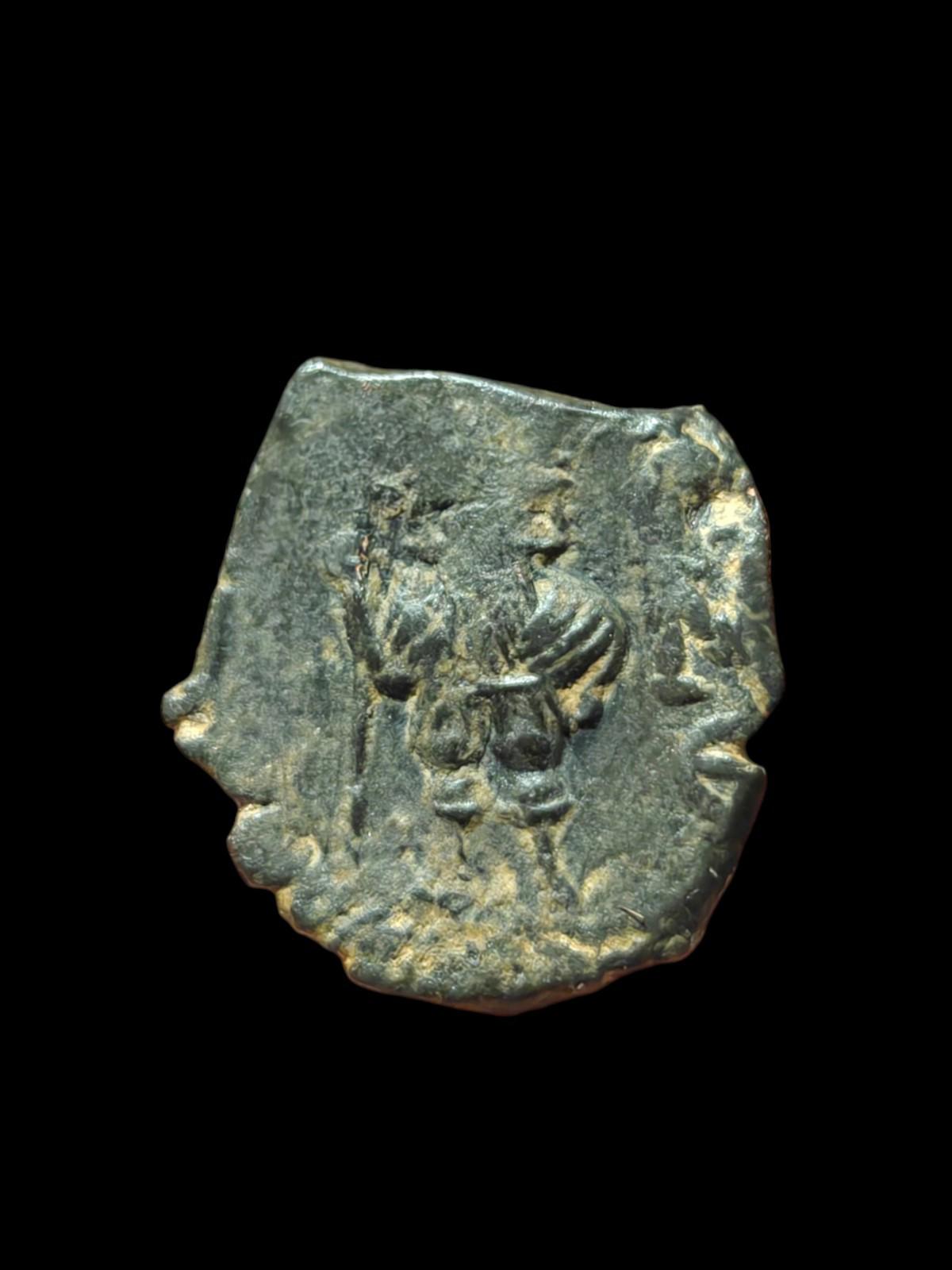 Islamic ARAB Byzantine Period UMAYYAD Æ Fals,  Three Standing Caliphate 685-690!