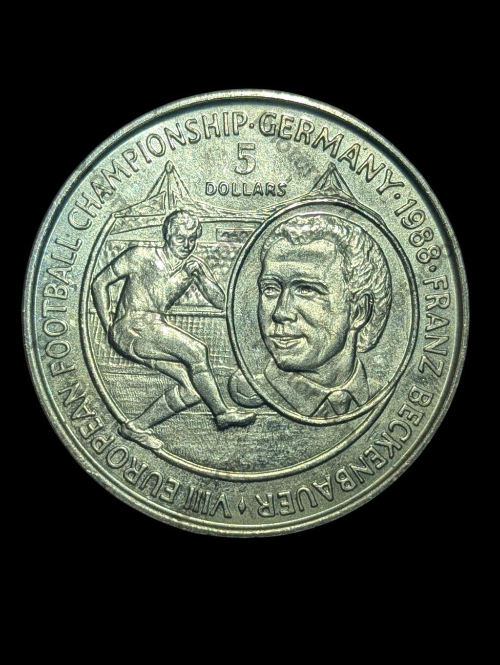 Niue 5 dollars 1988, Franz Beckenbauer