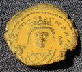 Ancient Byzantine Artifact 10 Nummi - Mauricius Tiberius Wow Collectible