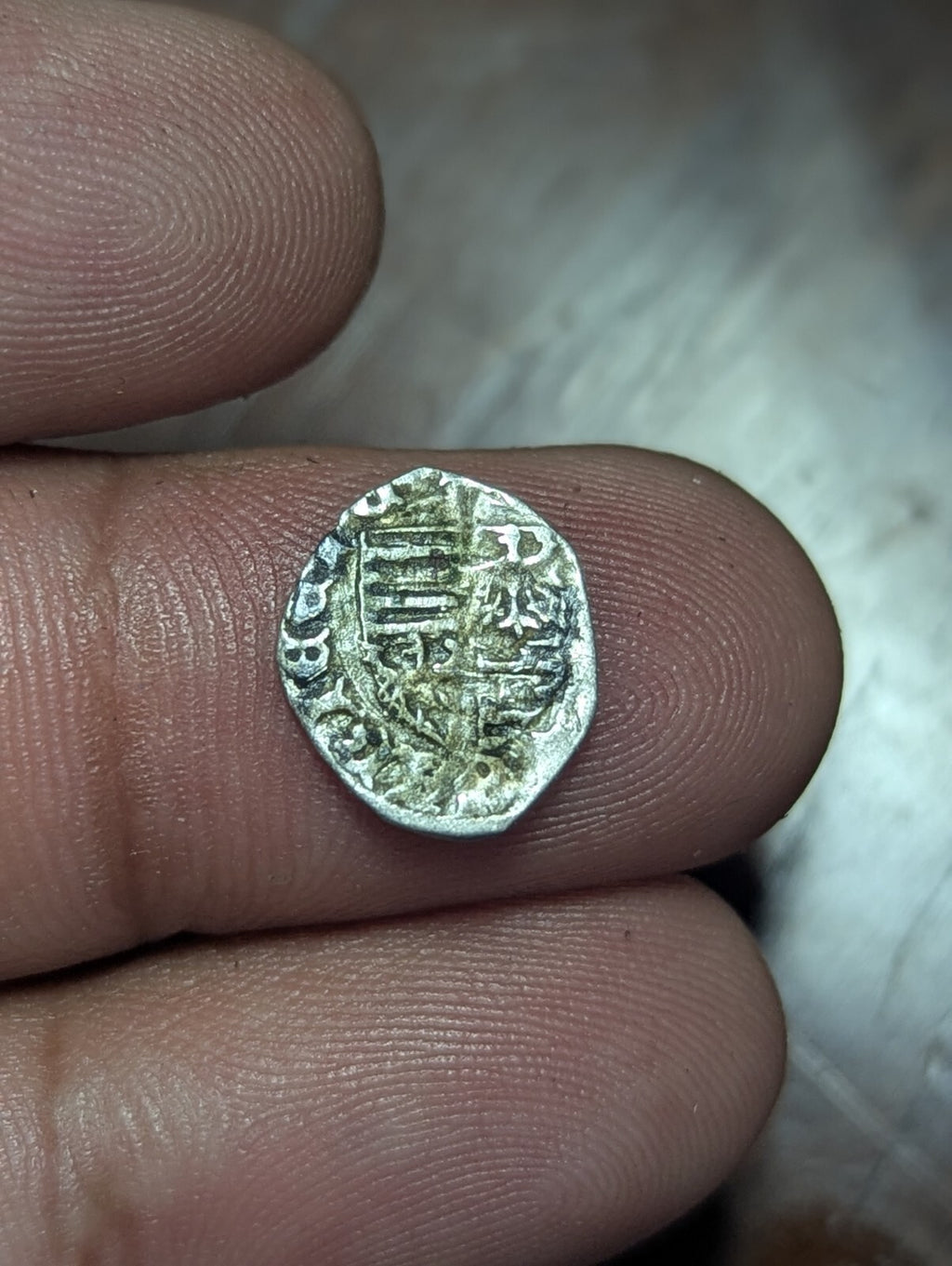 Hungary. Sigismund of Luxembourg 1387-1437 Holy Roman Emperor Silver Denar