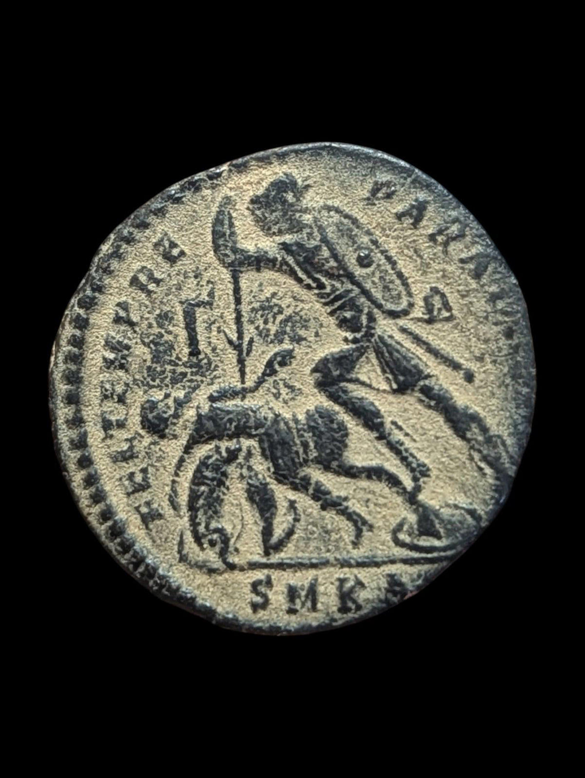 Constance II, 337-361 « Soldat transperçant un cavalier tombé » atelier de Cyzique Superbe