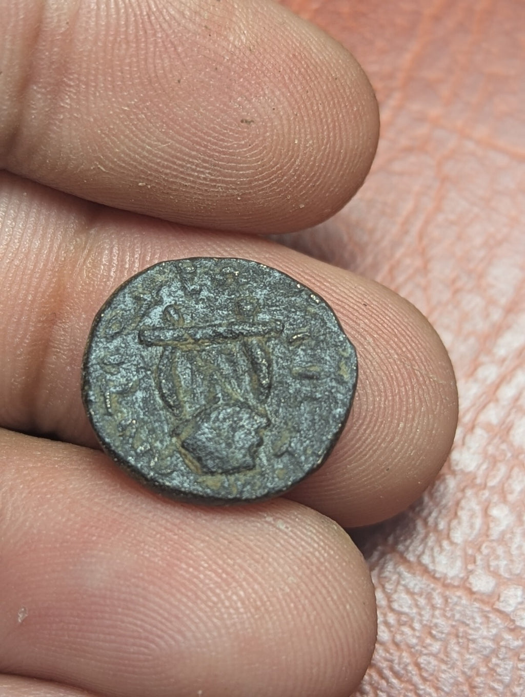 Roman AE16 Coin Antioch Bronze Pseudo Autonomous Lyre AD 62 63 Nero