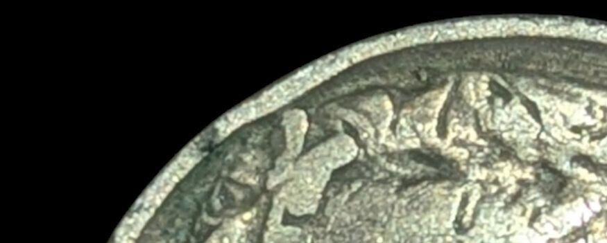Rare 1928 Buffalo Nickel has Multiple Errors**  on the Rim, No Mint Mark