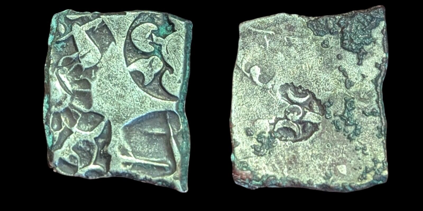 India ⭐ INDUS Valley Mayuriyan Punch ⭐ silver Coin 300 BC!