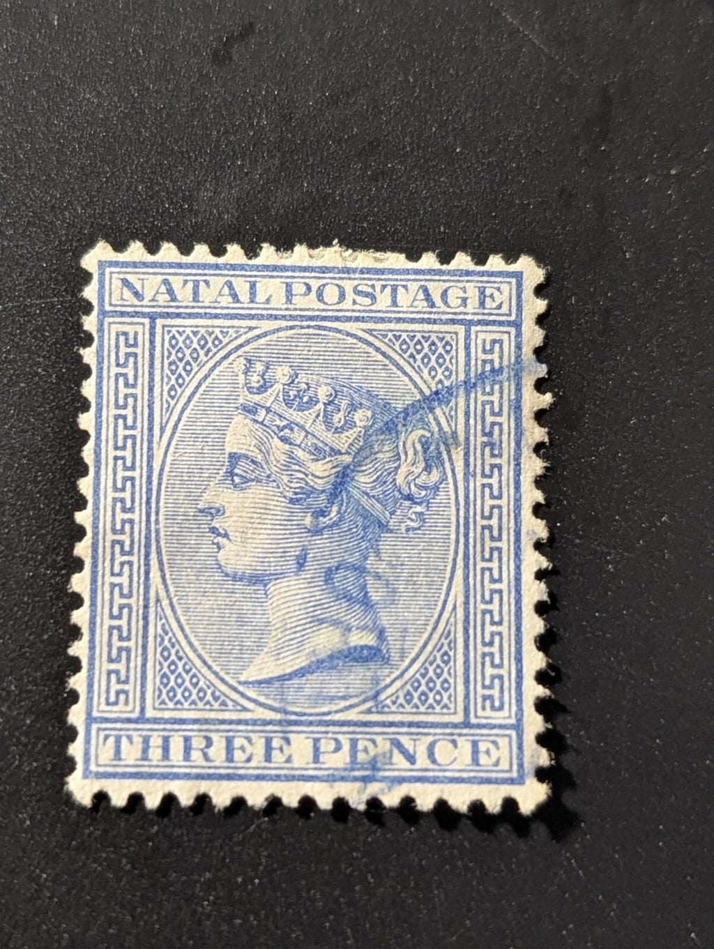 NATAL 68  USED - NO FAULTS VERY FINE! -blue Cancel