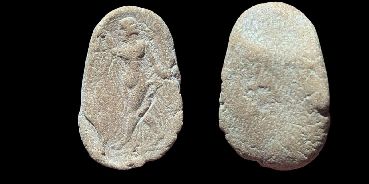 Ancient Greek / Roman Circa 1st-3rd centuries AD. Terracotta token.