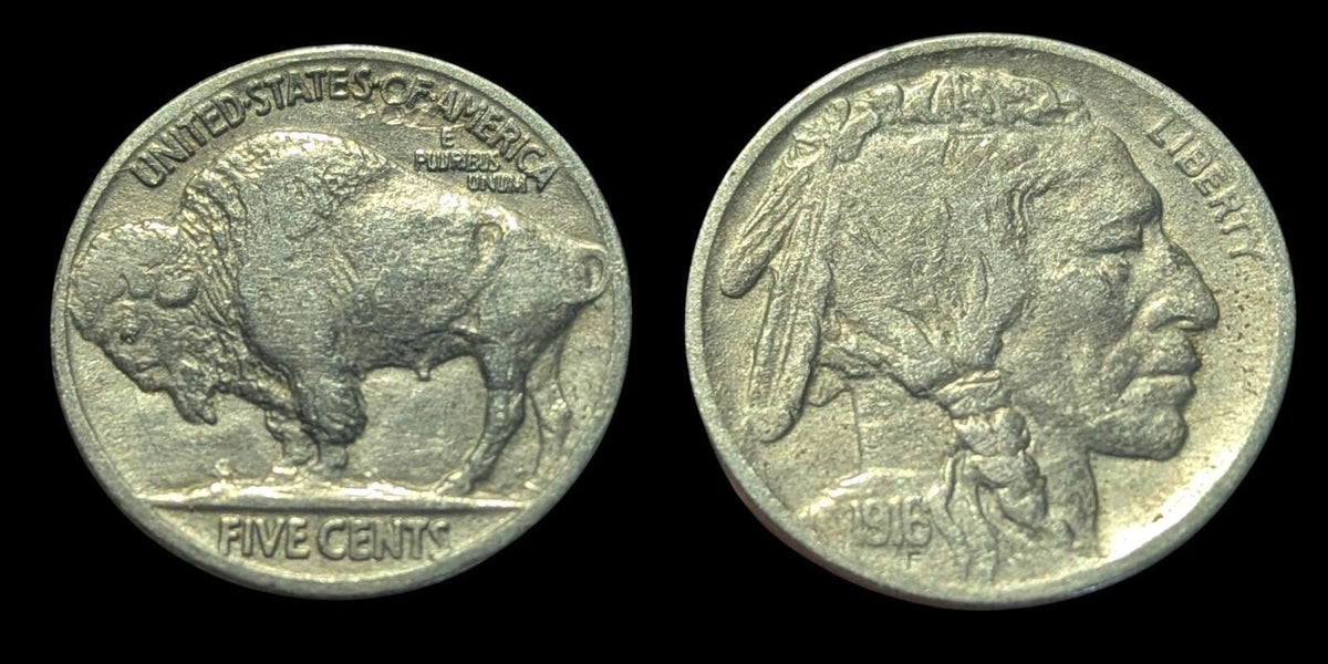 Uncirculated 1916 USA Buffalo 5 Cent Nickel Coin Rare In Condition