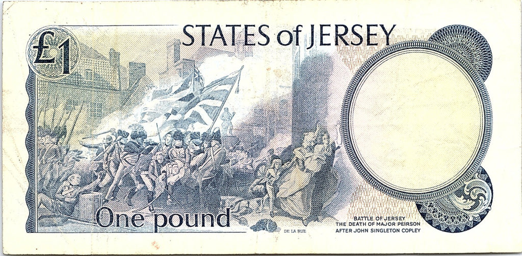 🇯🇪 Jersey £ 1 Pound 1976 BANKNOTE **Better Grade