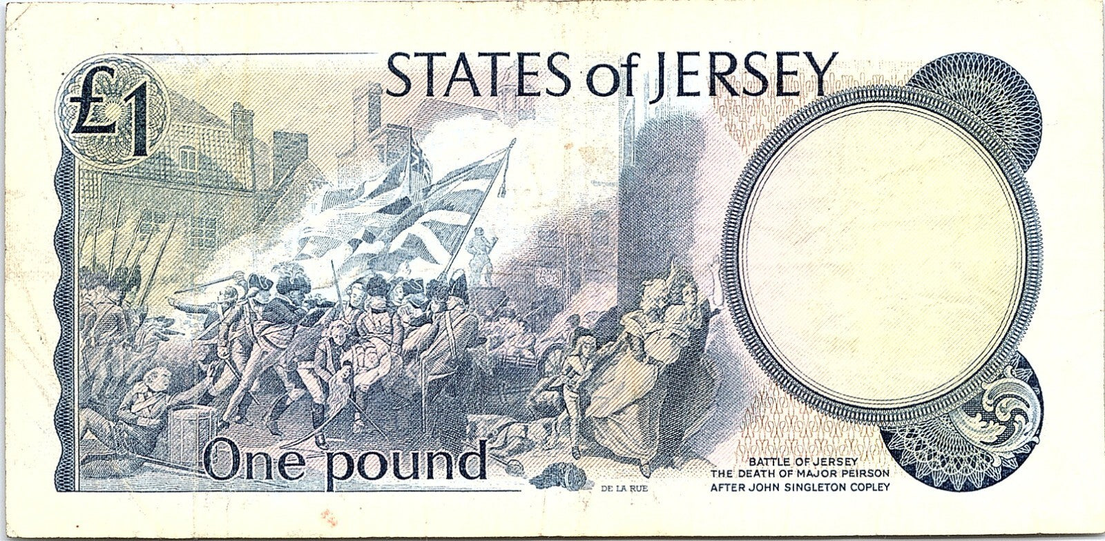 🇯🇪 Jersey £ 1 Pound 1976 BANKNOTE **Better Grade