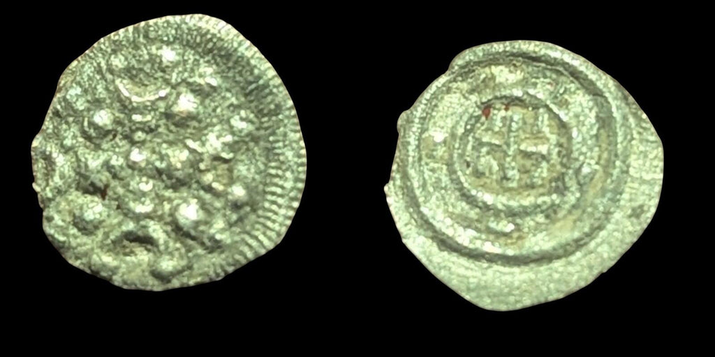 Arpad Dynasty; Béla II of Hungary. 1131-1141; AR Denar; 11-12mm; 0,2gr Very Rare