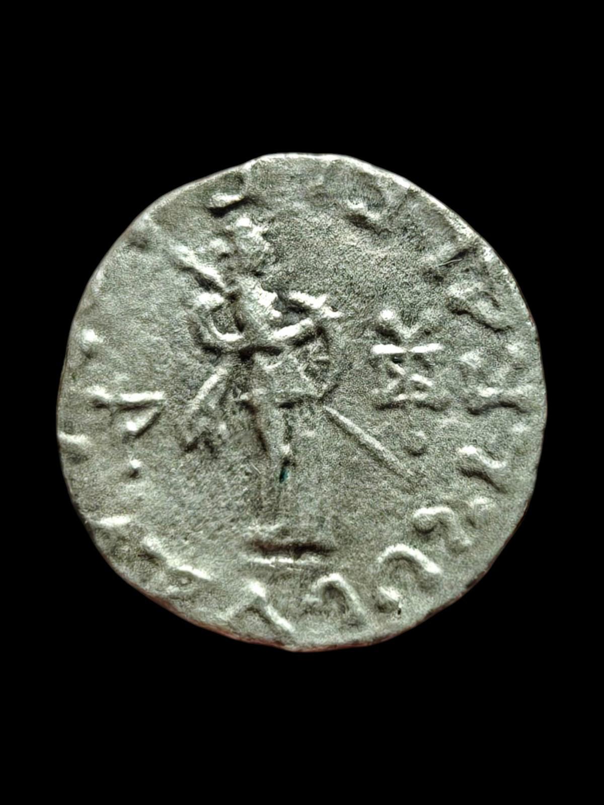 INDO-SCYTHIAN KINGS. Azes I. Circa 58-19 BC. AR silver Tetradrachm