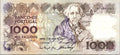 PORTUGAL 1987 1000 ESCUDO NOTE Better Grade
