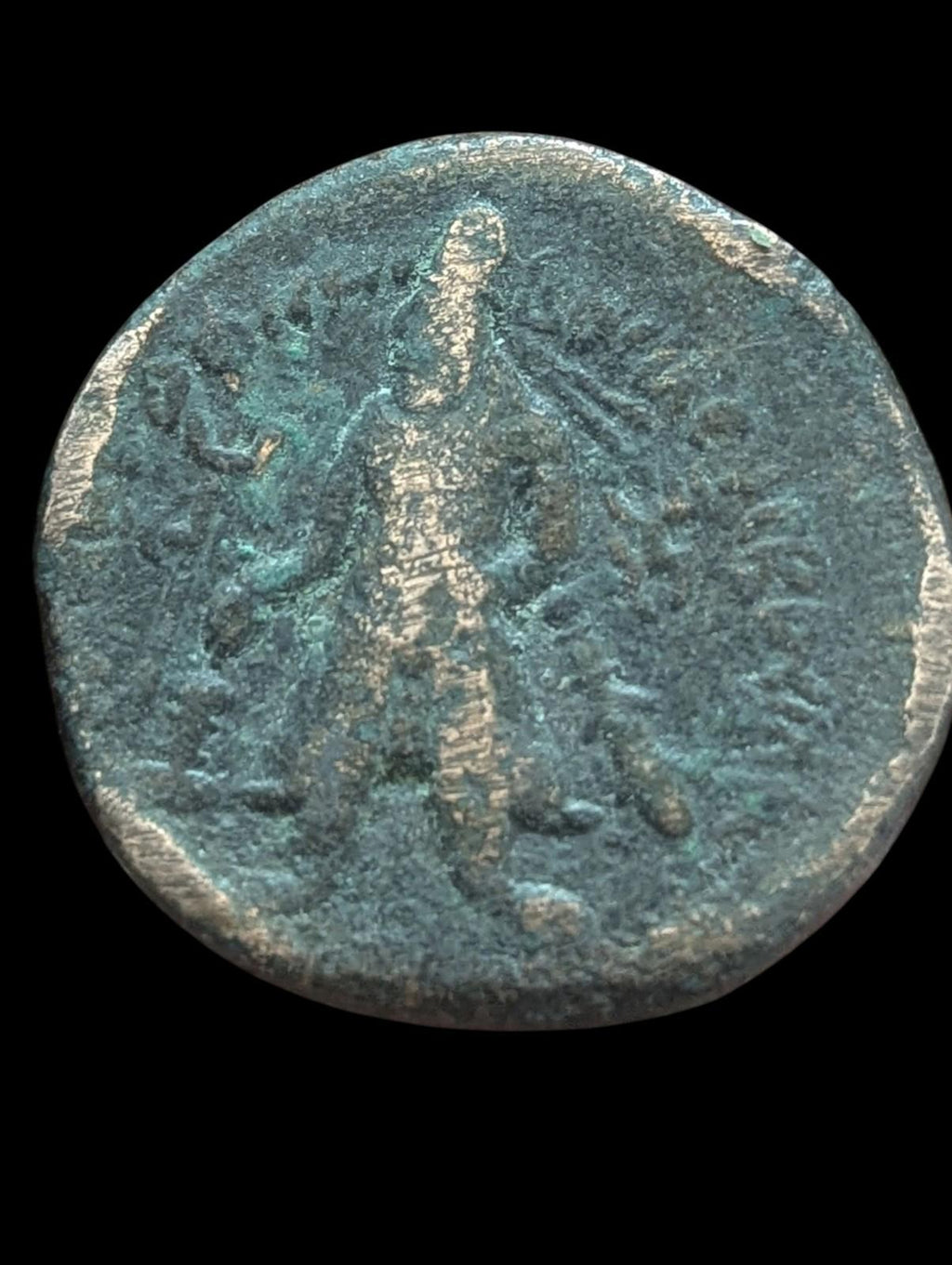 india kushan empire Vima Kadphises Ae Tetradrachm  Circa 100-127A.d. Siva/bull