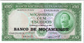 Mozambique 100  Escudos 27.3.1961 / 1976 circulated Banknote*