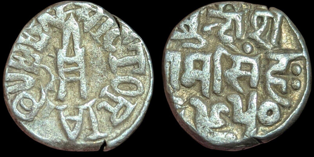 印度布迪土邦 - 拉姆·辛格与爱德华七世 (1900) 1 卢比银币 KATAR 稀有