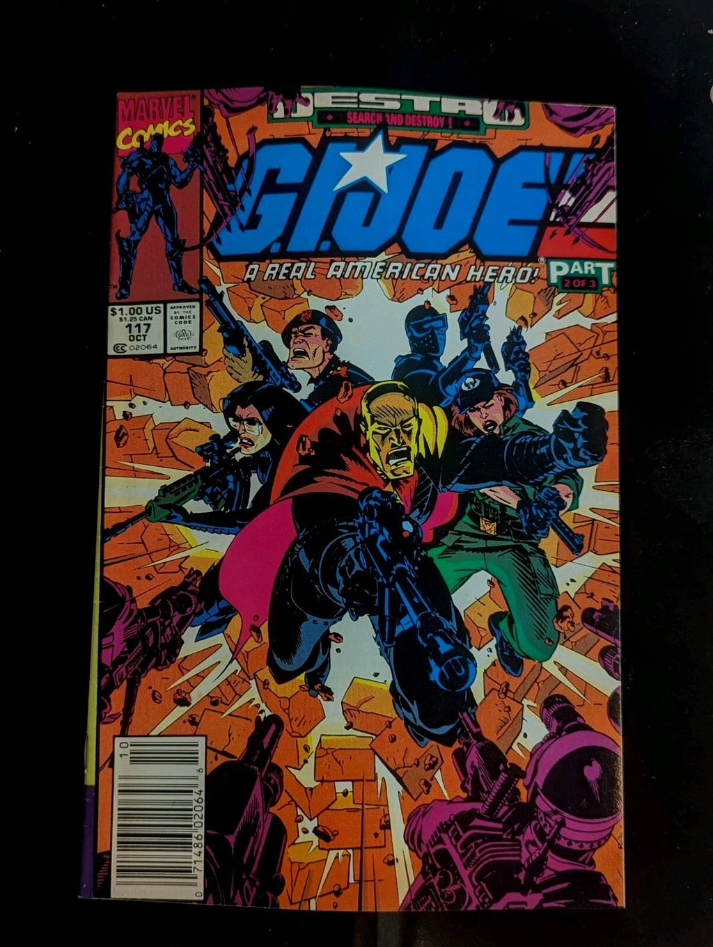 G.I.Joe, A Real American Hero  # 117 Mint Condition