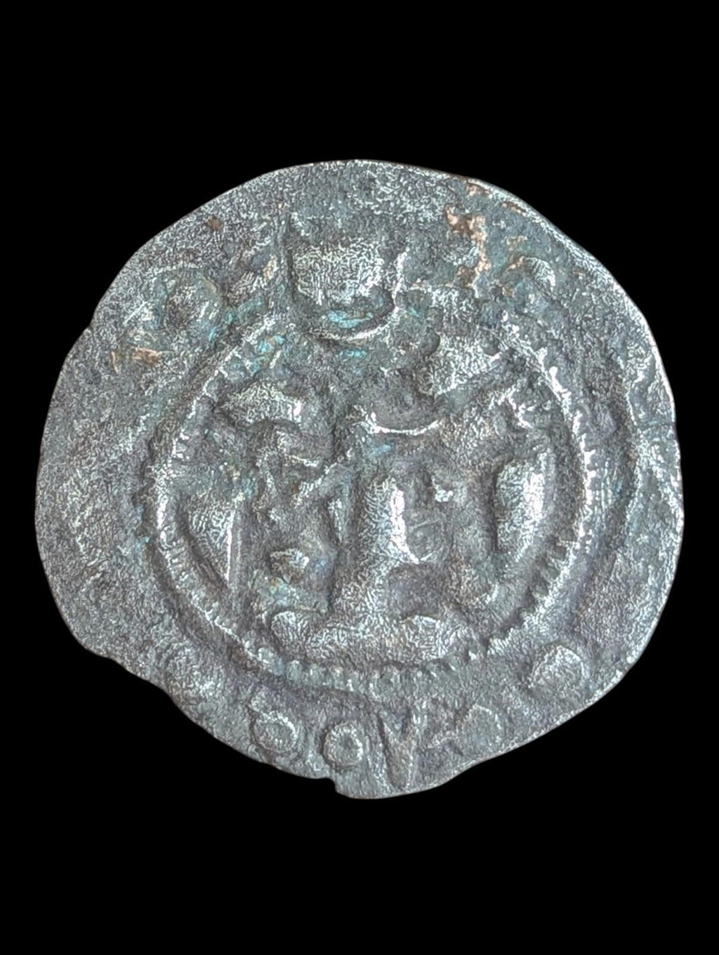匈奴部落 最早的德拉赫姆·嚈哒人 古代钱币 稀有 🥈 公元485-600年